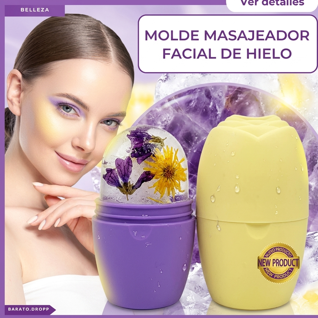 MOLDE MASAJEADOR FACIL DE HIELO