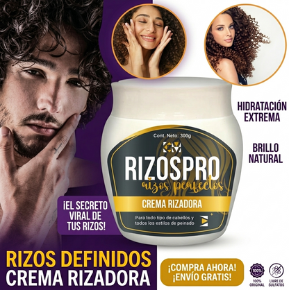 RIZOS PRO - CREMA RIZADORA 100% Efectivo