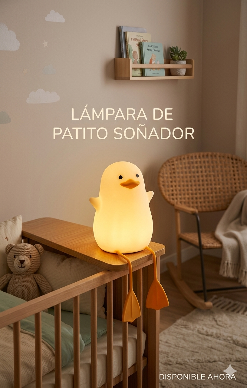 Lámpara patito bebe