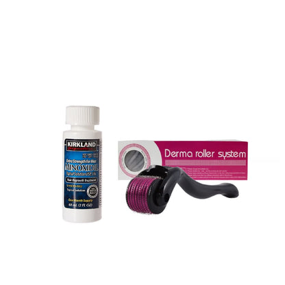 SUPER PACK FACIAL 1 MINOXIDIL LIQUIDO PARA BARBA + REGALO DERMAROLLER