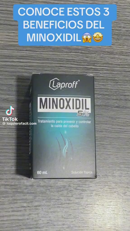 SUPER PACK FACIAL 1 MINOXIDIL LIQUIDO PARA BARBA + REGALO DERMAROLLER