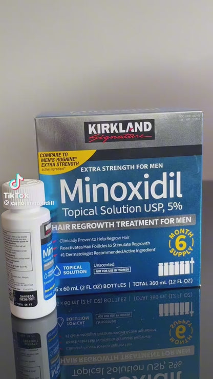SUPER PACK FACIAL 1 MINOXIDIL LIQUIDO PARA BARBA + REGALO DERMAROLLER
